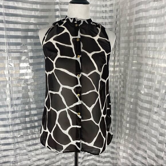 MICHAEL Michael Kors Giraffe Print Top - Picture 1 of 9